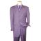 Falcone Solid Lavender French Cuffs Super 100's Vested Suit